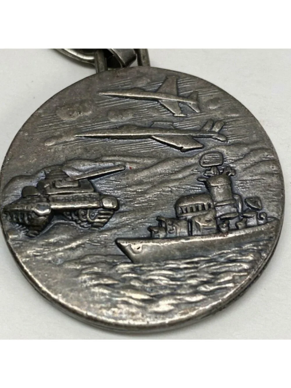 Keychain Military Medal Tank Planes Warship Ministerio De Defensa Spain